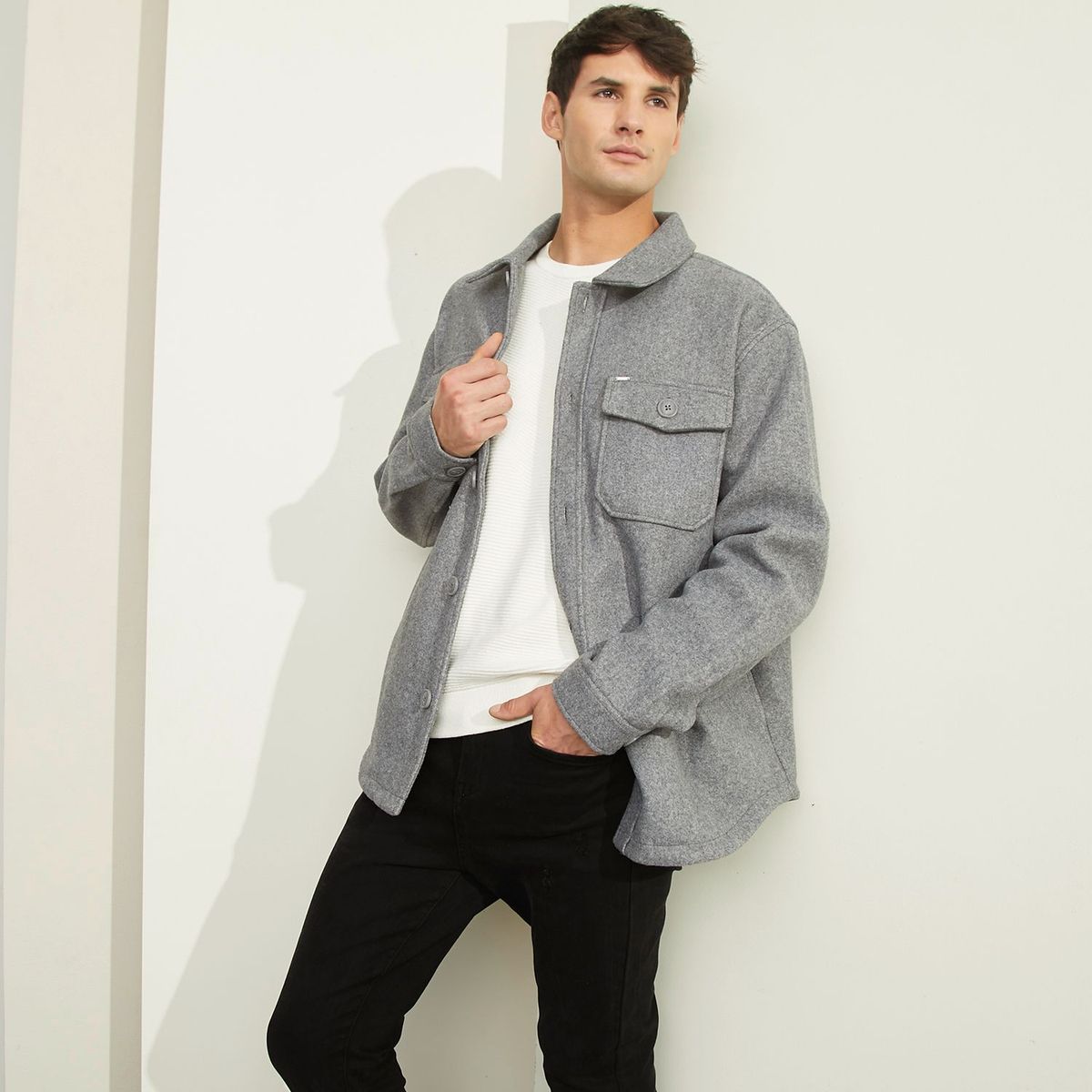 BASEMENT - Casaca 100% Poliéster Hombre Basement