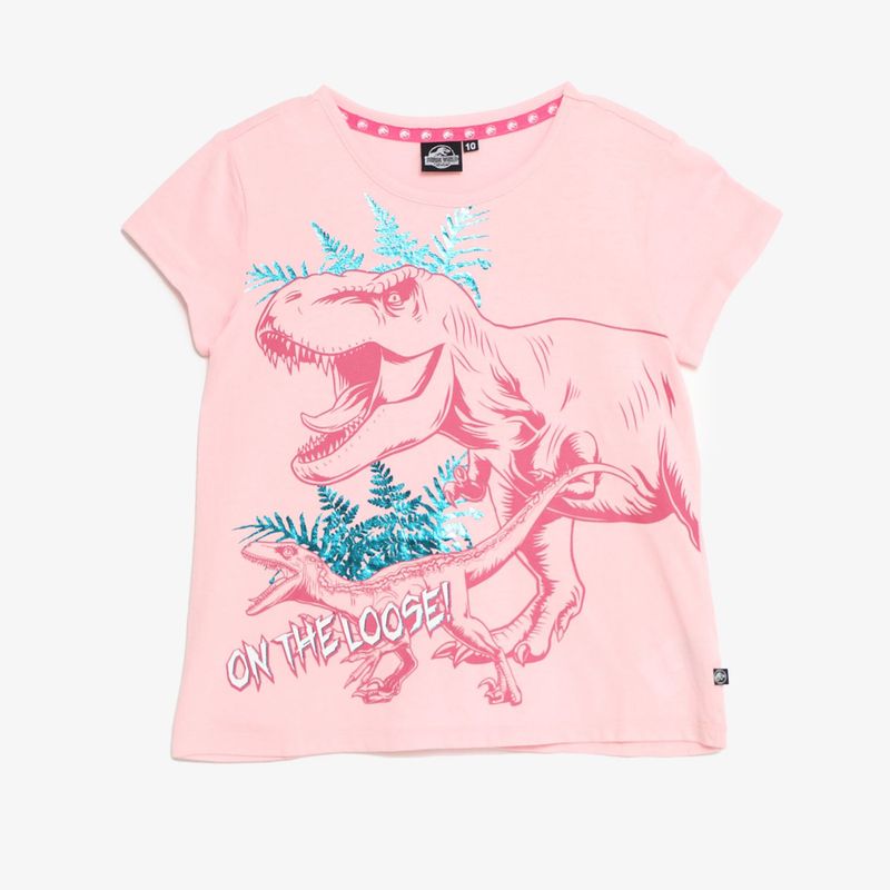 JURASSIC WORLD - Polo Niña Algodón Jurassic World