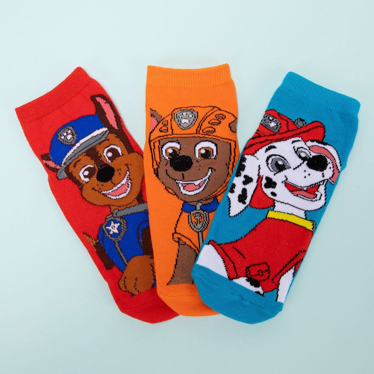 PAW PATROL - Medias Antideslizantes Niño  Pack x3 Algodón Paw Patrol