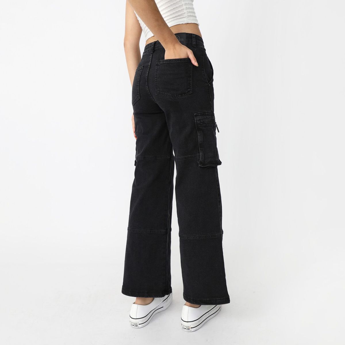 DENIMLAB - Jean Cargo Mujer Denimlab