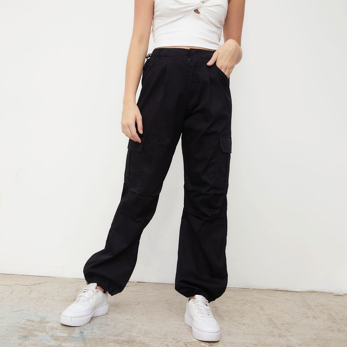 SYBILLA - Pantalón Cargo Mujer Sybilla