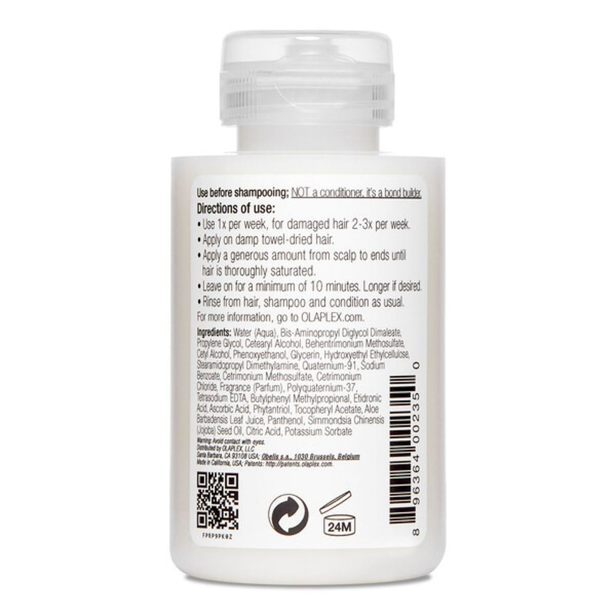 OLAPLEX - OLAPLEX Crema de tratamiento Capilar N°3 Hair Perfector 100ml