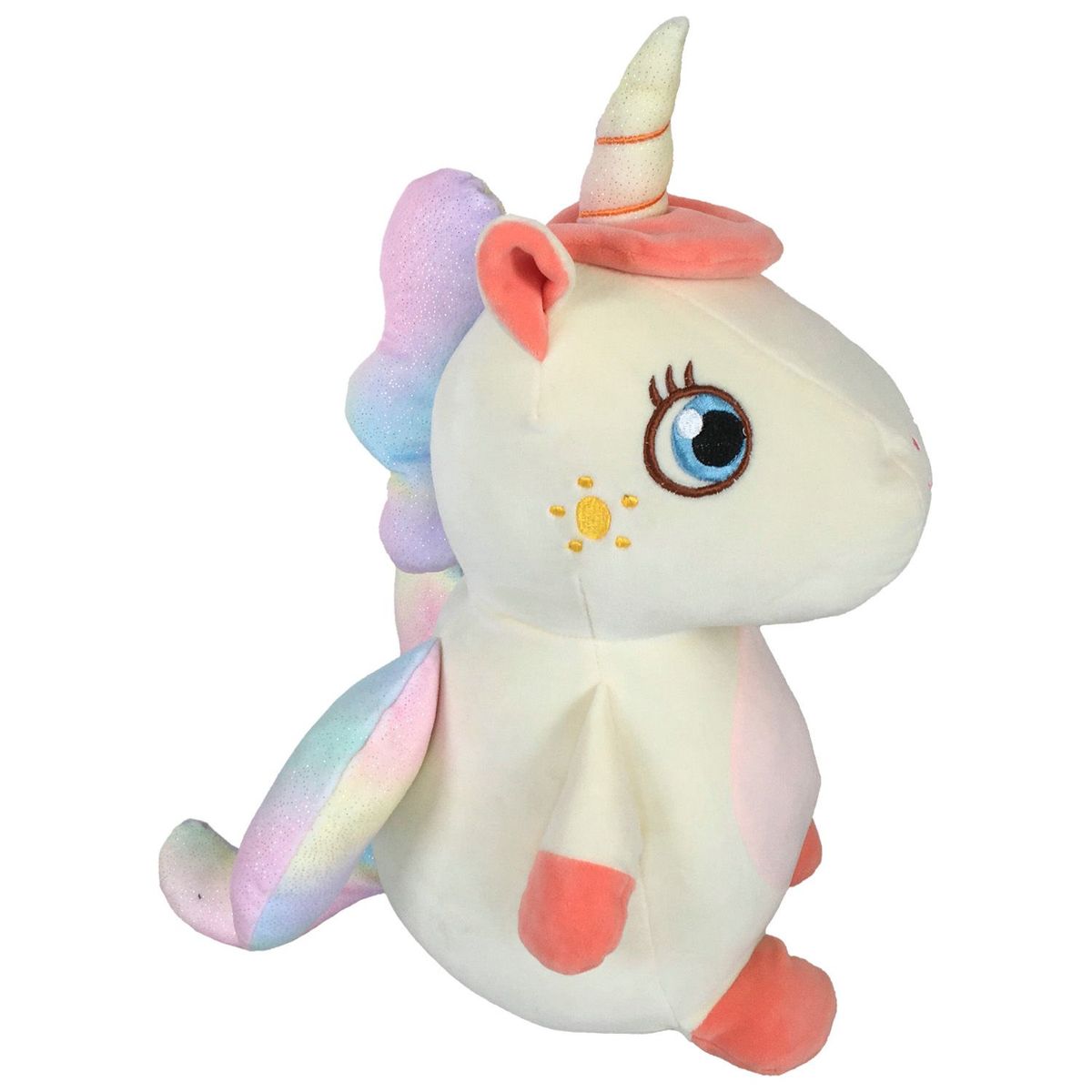 KISSES - Peluche Unicornio Ojos Grandes 35cm Kisses