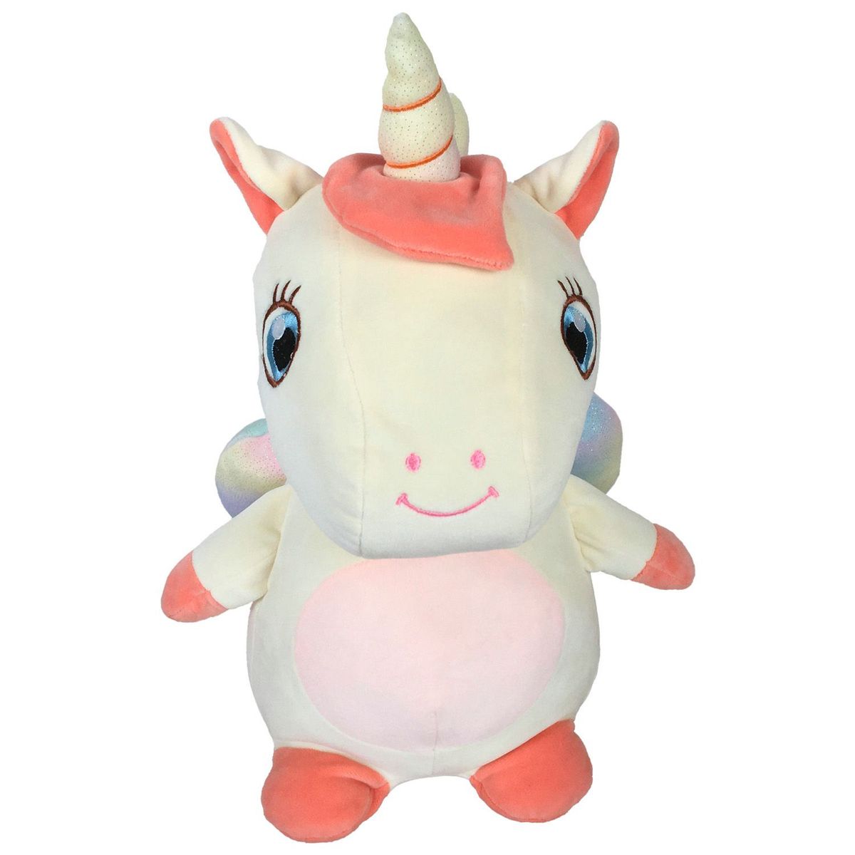 KISSES - Peluche Unicornio Ojos Grandes 35cm Kisses
