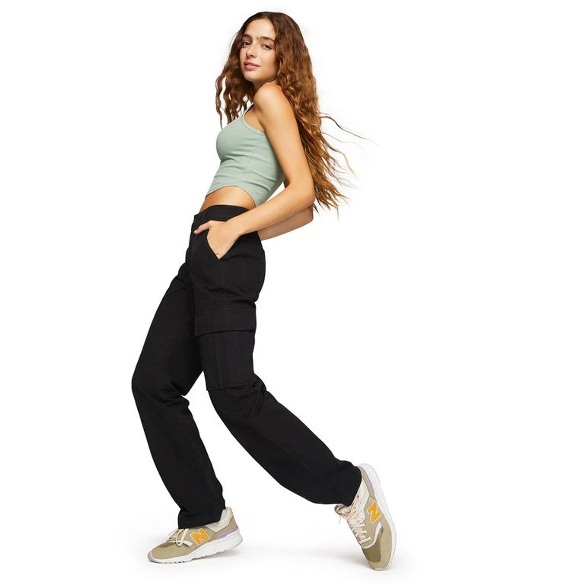 SYBILLA - Pantalón Cargo Mujer Sybilla