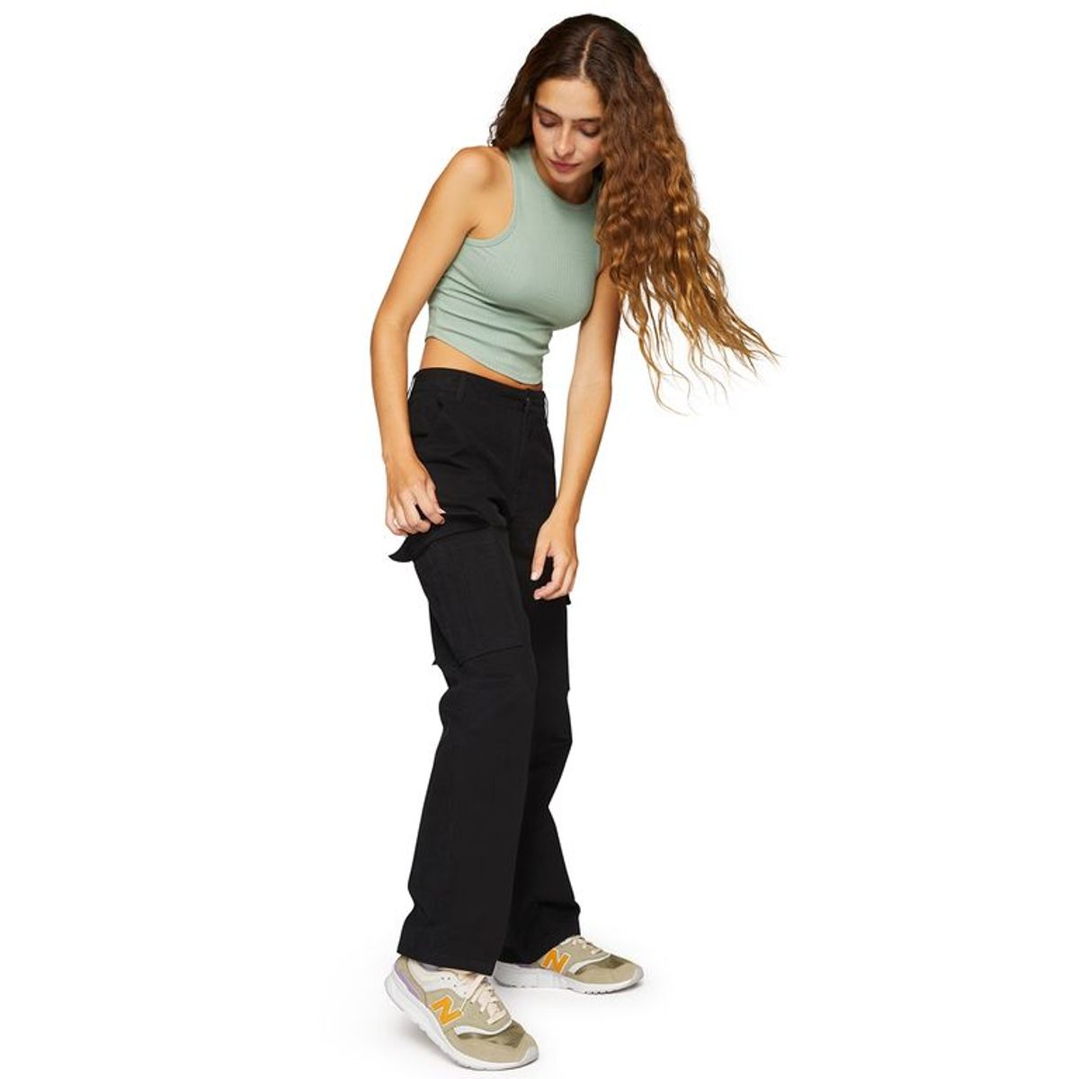 SYBILLA - Pantalón Cargo Mujer Sybilla