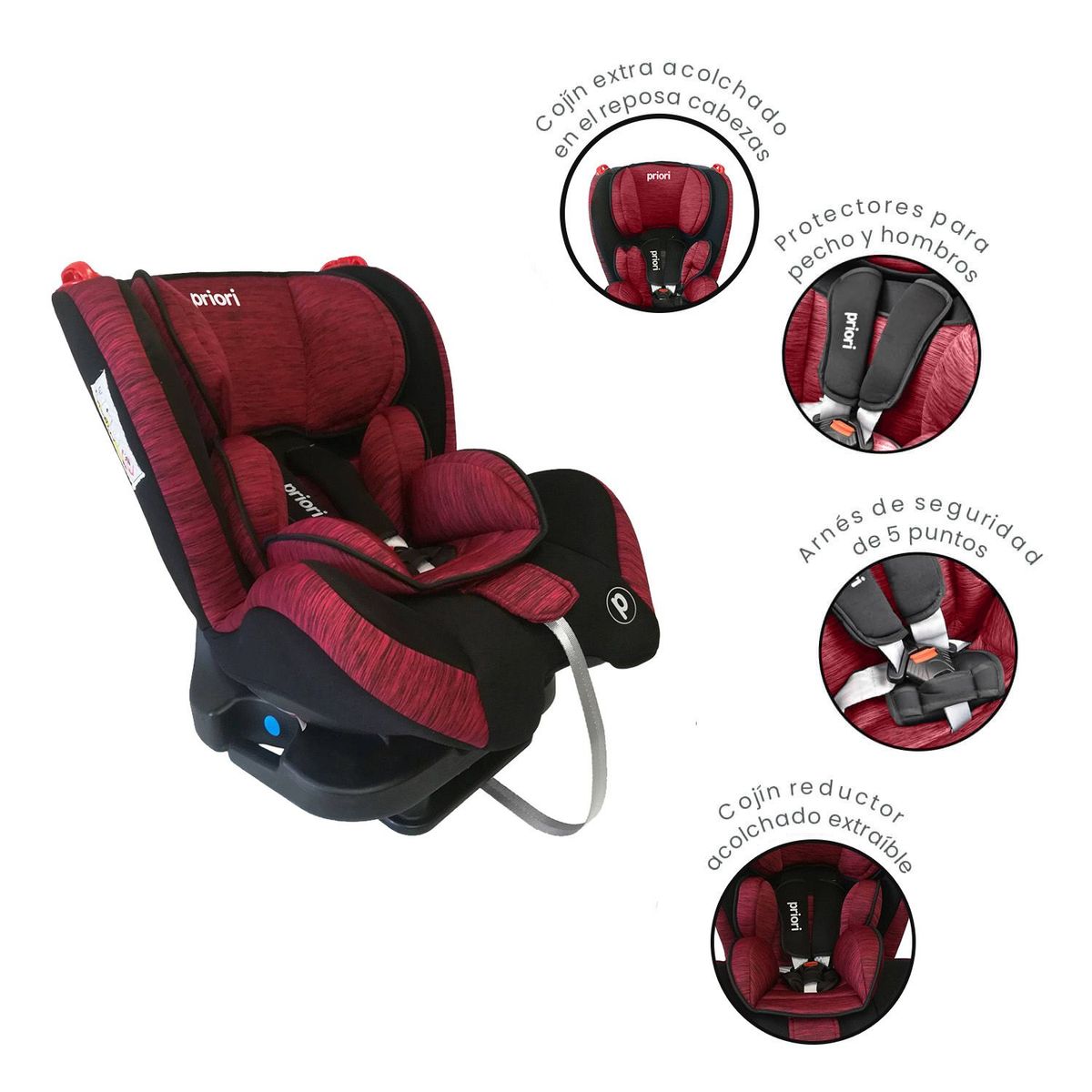 PRIORI - Silla De Auto Bebé Leo Convertible Priori