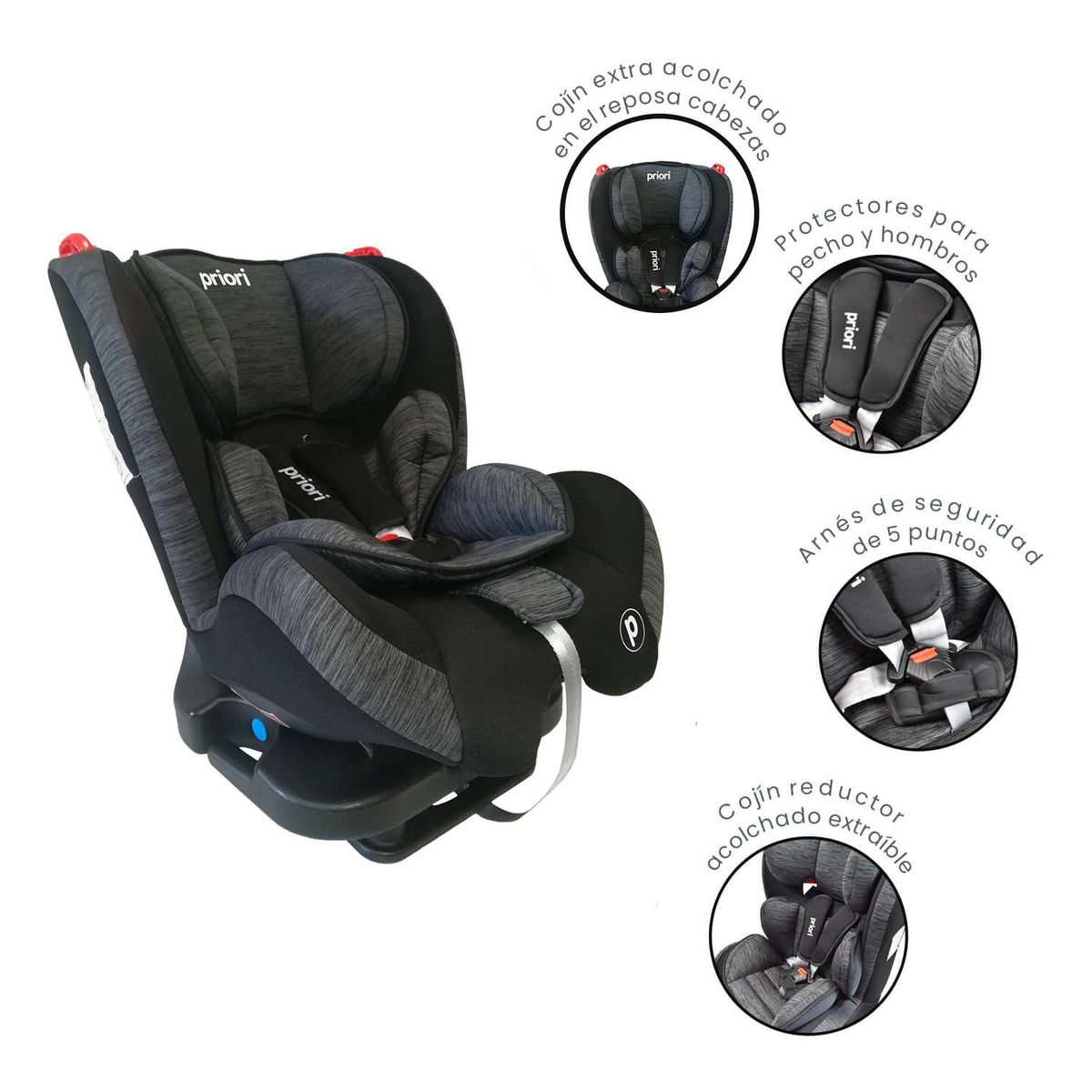 PRIORI - Silla De Auto Bebé Leo Convertible Priori