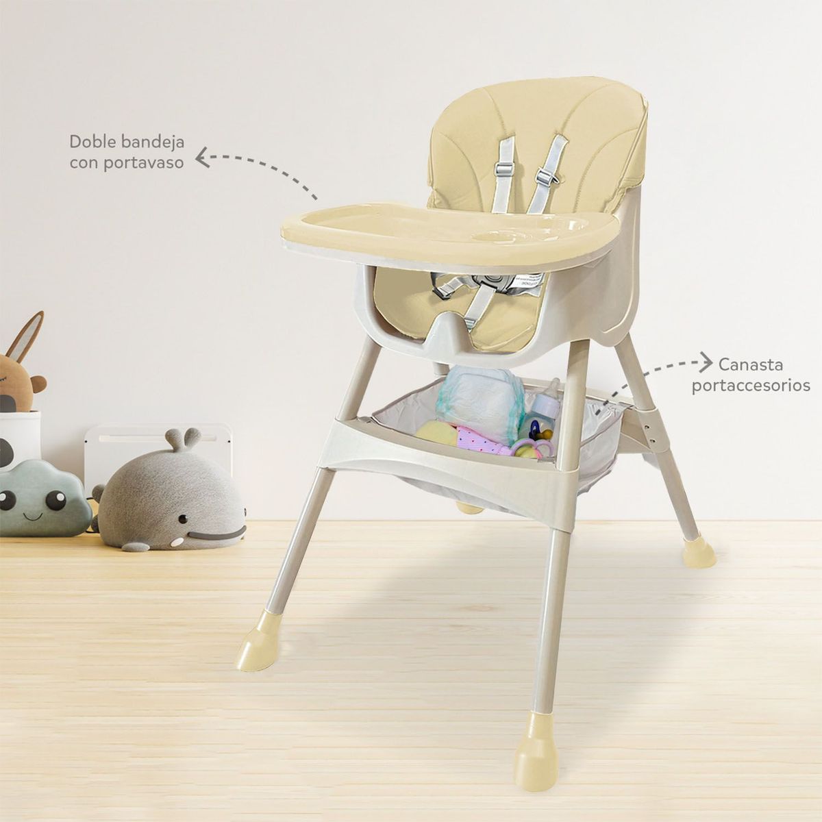 YAMP - Silla de Comer para Bebé 3 en 1 York Yamp