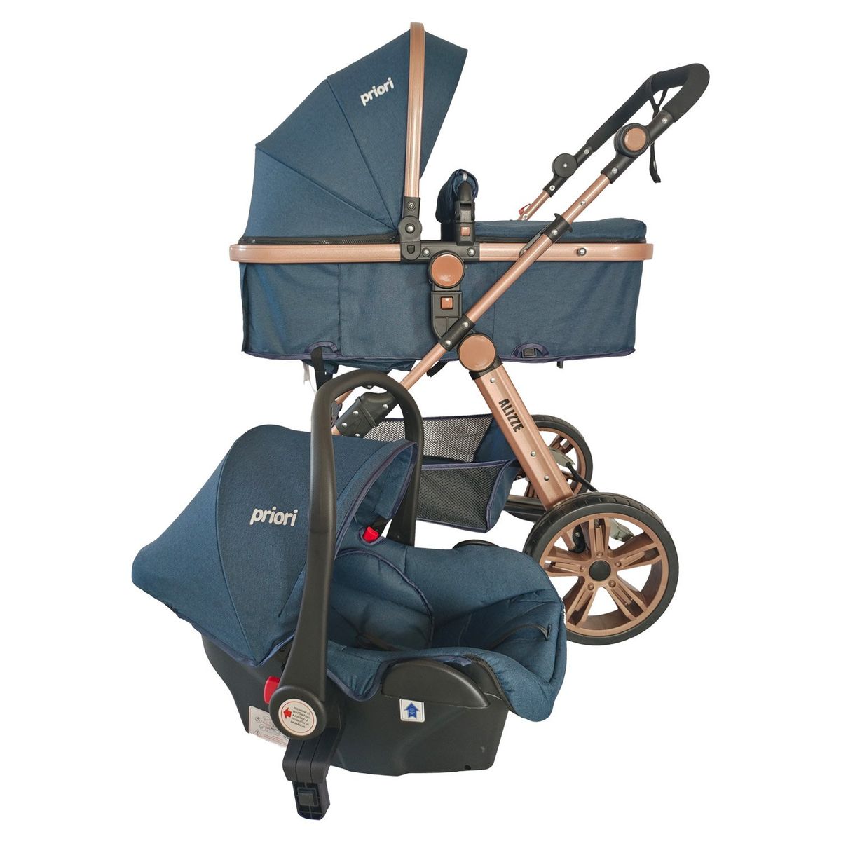 PRIORI - Coche Moisés Travel System Bebé Alizze Priori
