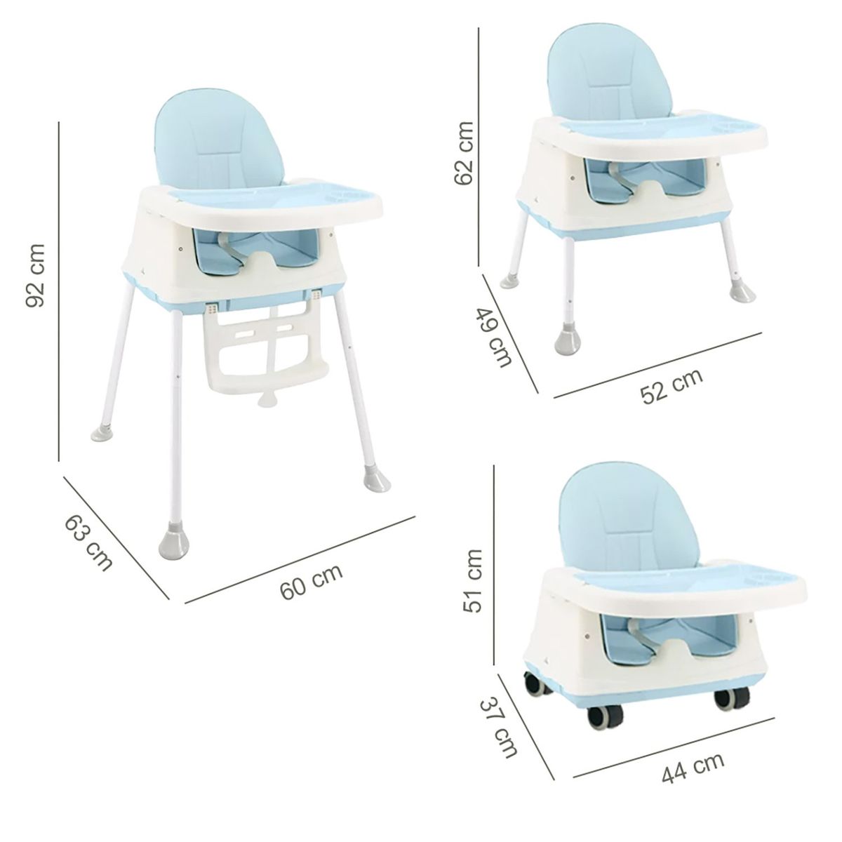 YAMP - Silla De Comer Yaris 4 En 1 Yamp