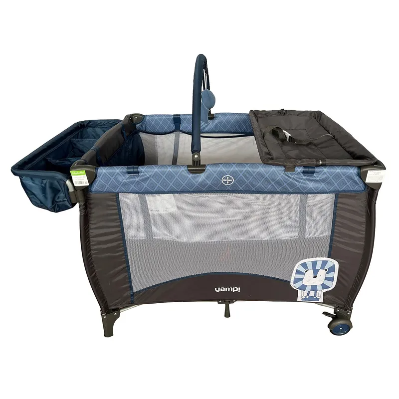 YAMP - Cuna Corral Bebé Roma 2 Niveles Con Cambiador Yamp