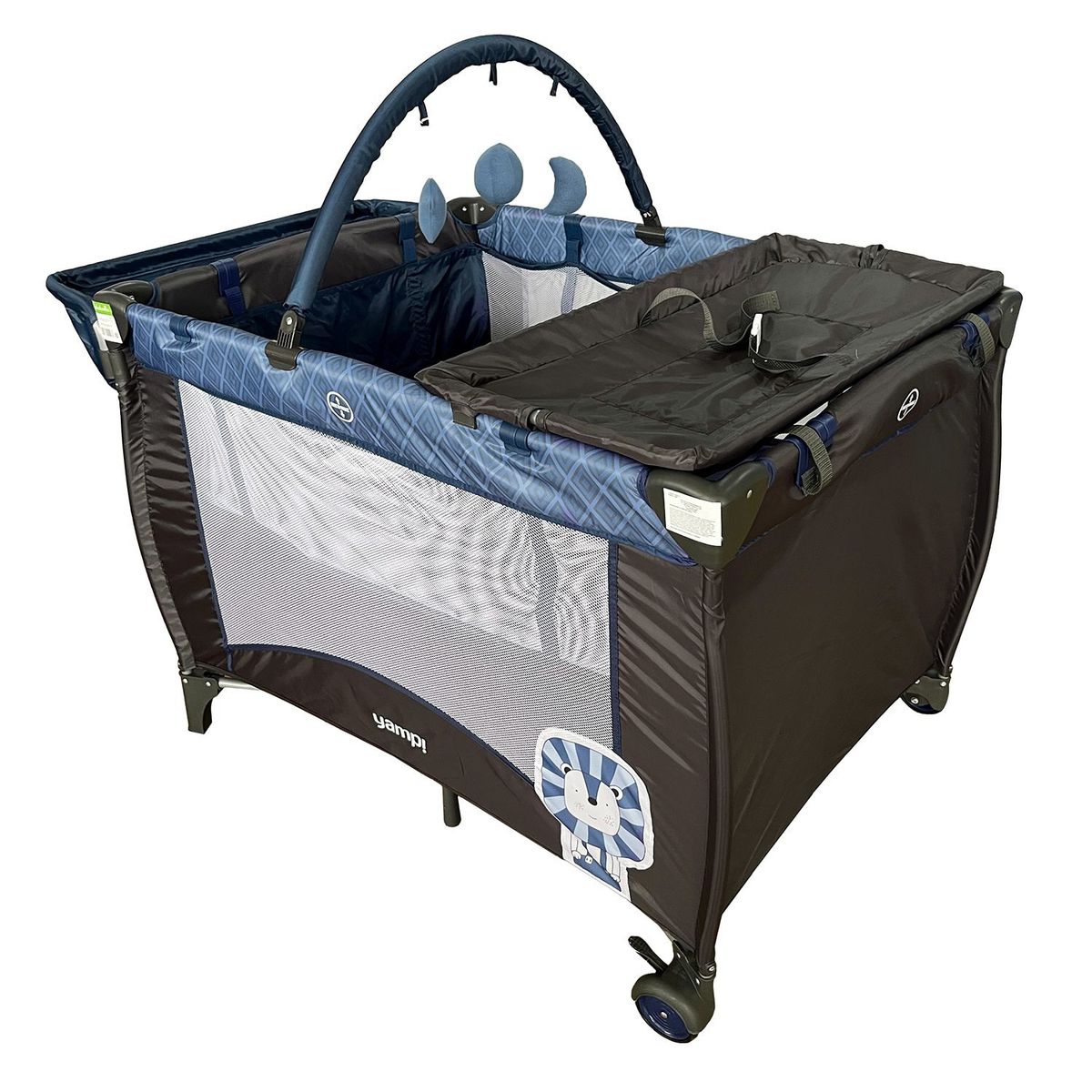 YAMP - Cuna Corral Bebé Roma 2 Niveles Con Cambiador Yamp