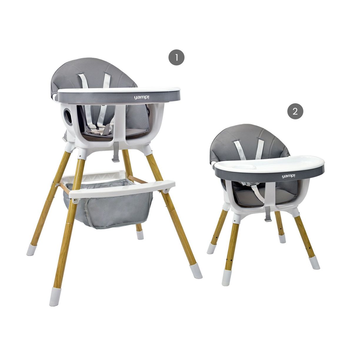 YAMP - Silla de Comer Bebe 2 en 1 Rock