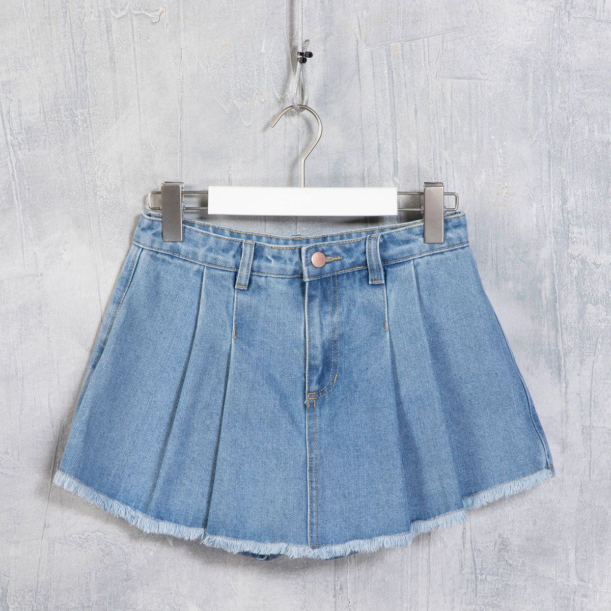 ELEVEN - Falda Niña Plisada Algodón Eleven