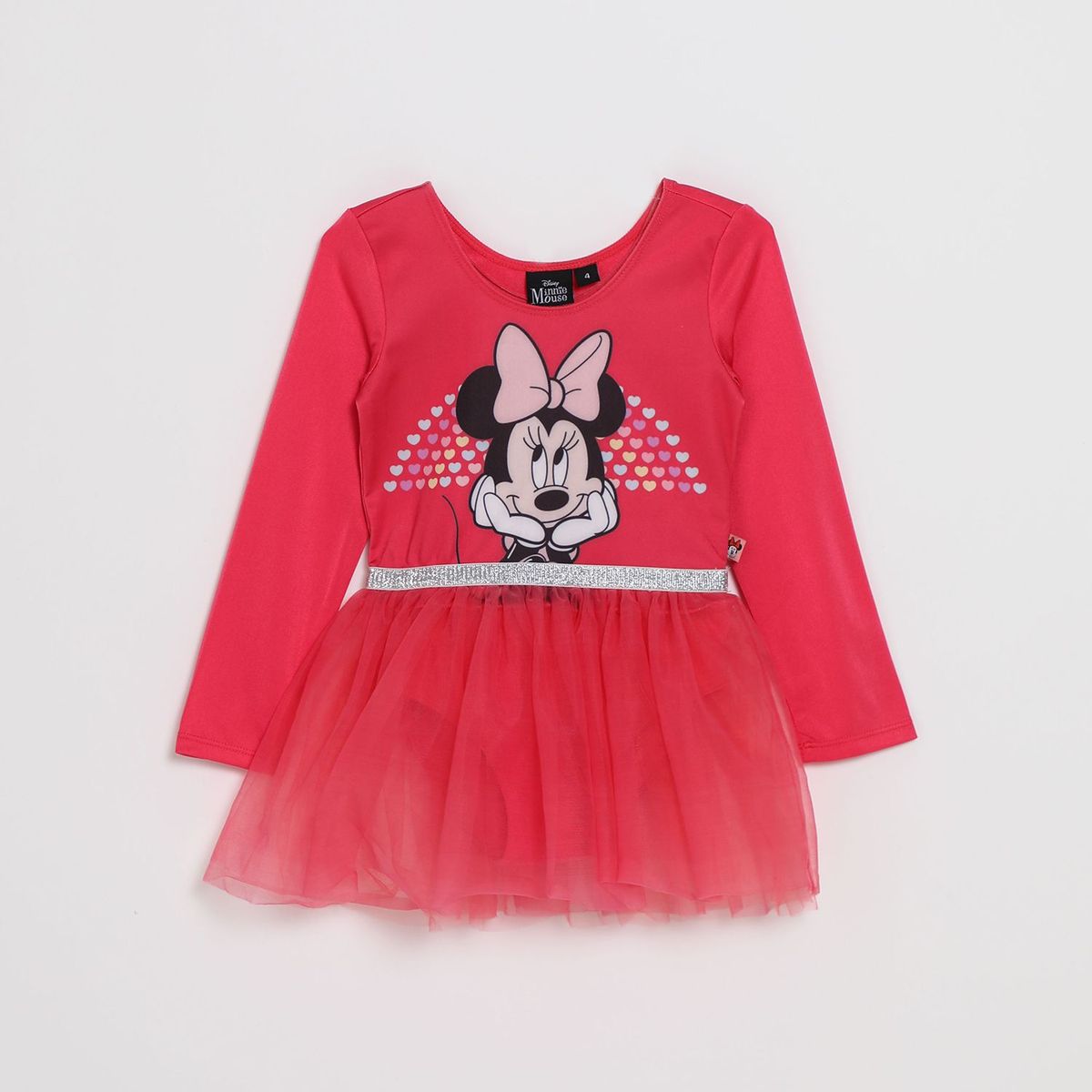 MINNIE - Vestido Niña Manga Larga Minnie