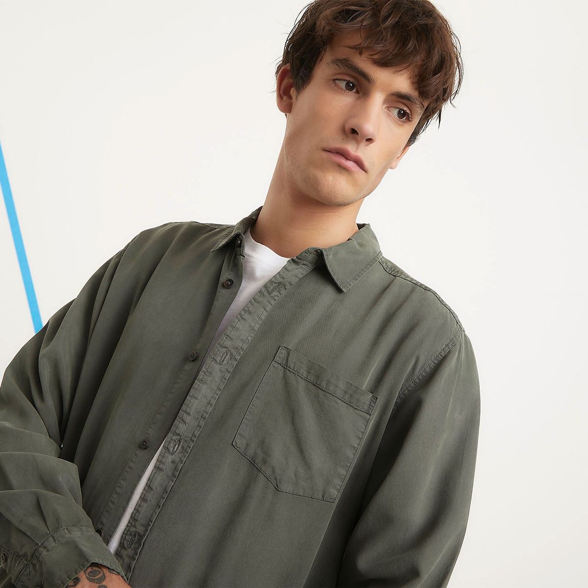 DENIMLAB - Camisa Casual Hombre Denimlab