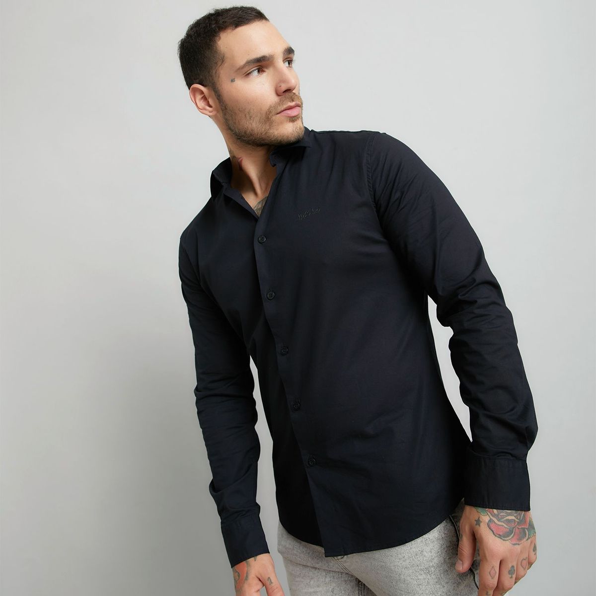 MOSSIMO - Camisa Manga Larga Hombre Mossimo