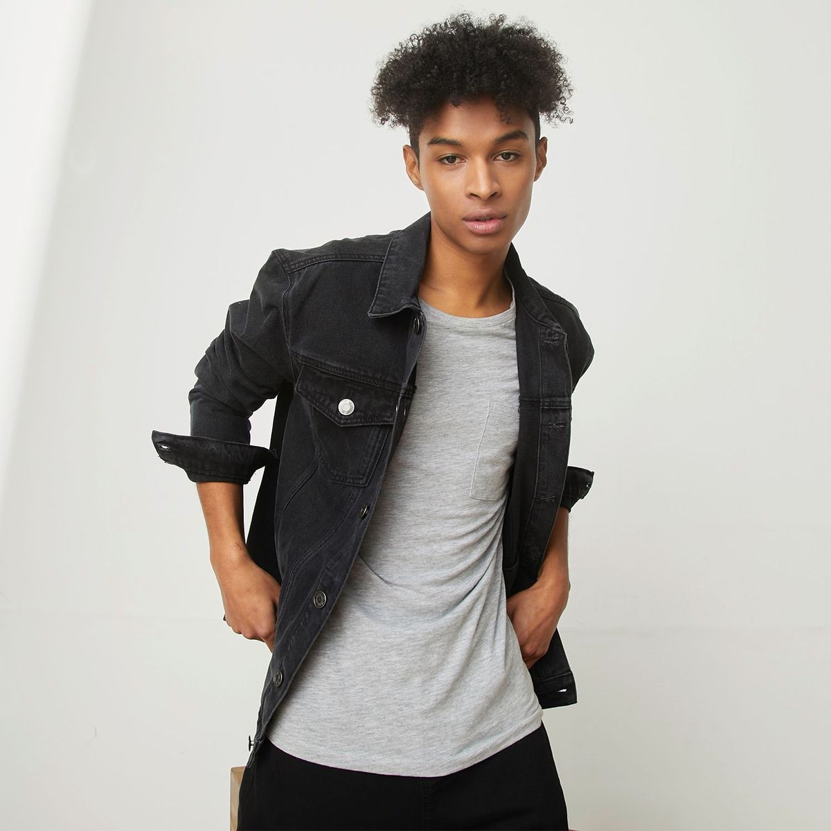 BEARCLIFF - Casaca Jean Hombre Bearcliff