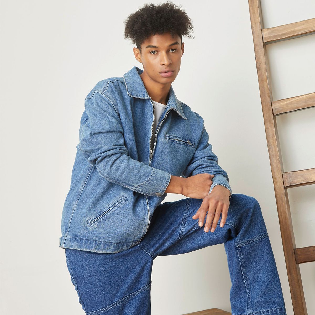 BEARCLIFF - Casaca Jean Hombre Bearcliff