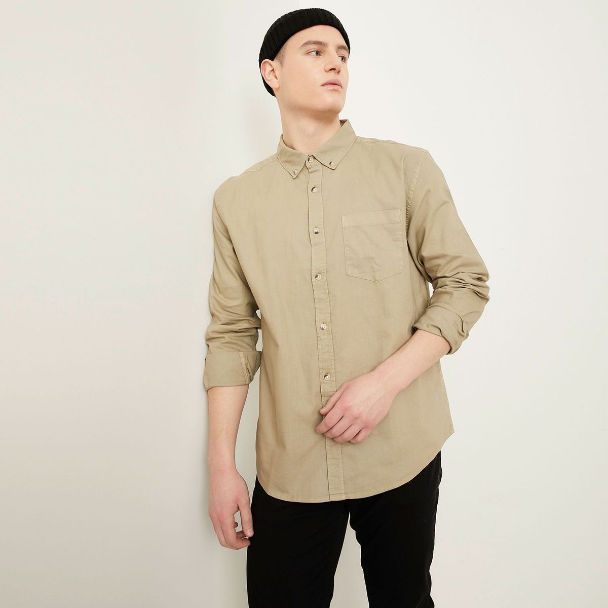 BEARCLIFF - Camisa Manga Larga Hombre Bearcliff