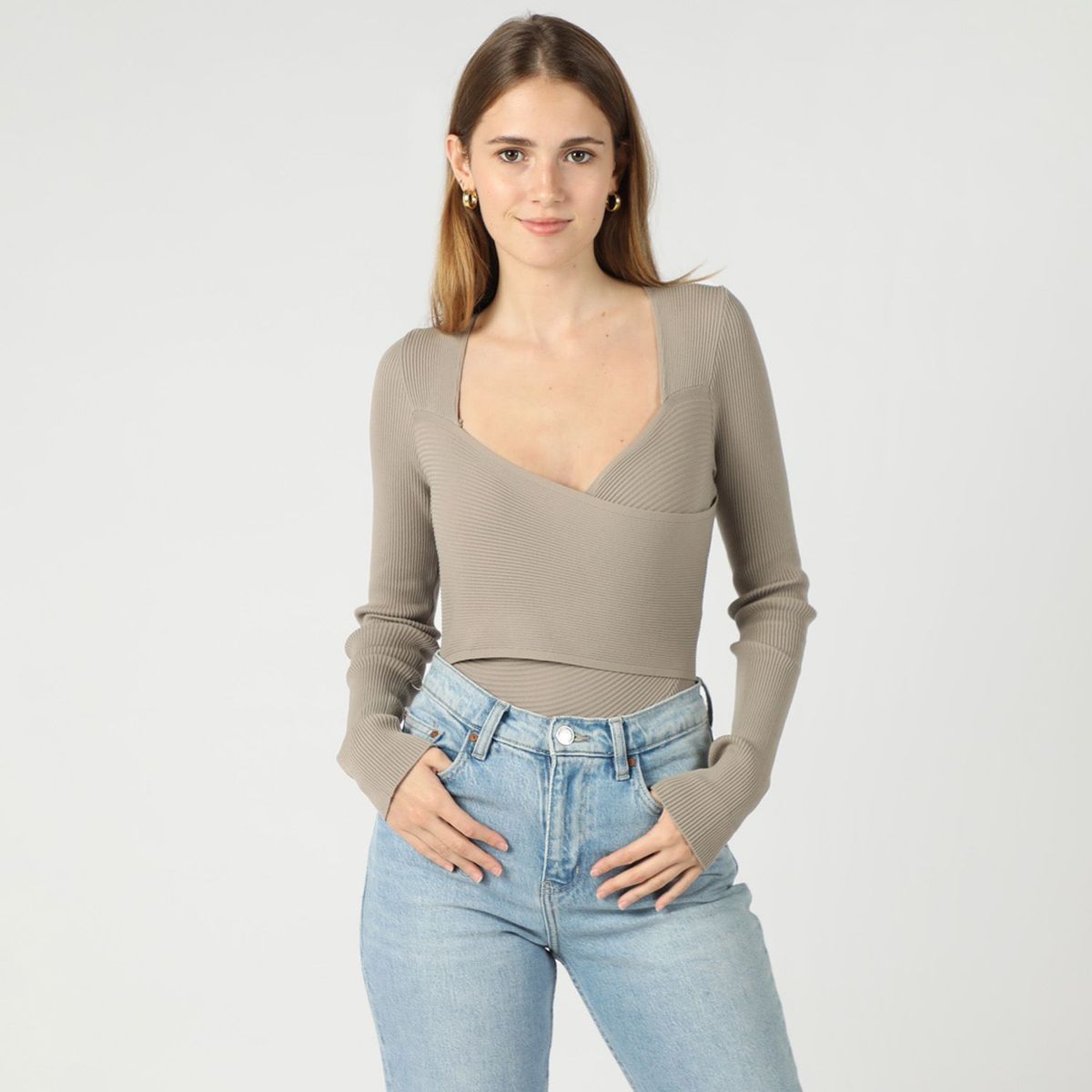 SYBILLA - Body Manga larga Mujer Sybilla