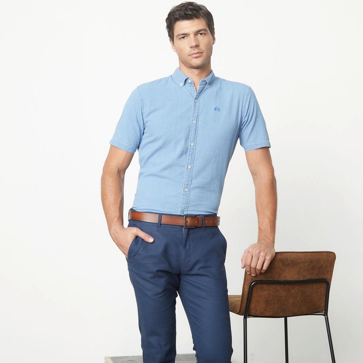 LA MARTINA - Camisa 100% Algodón Hombre La Martina