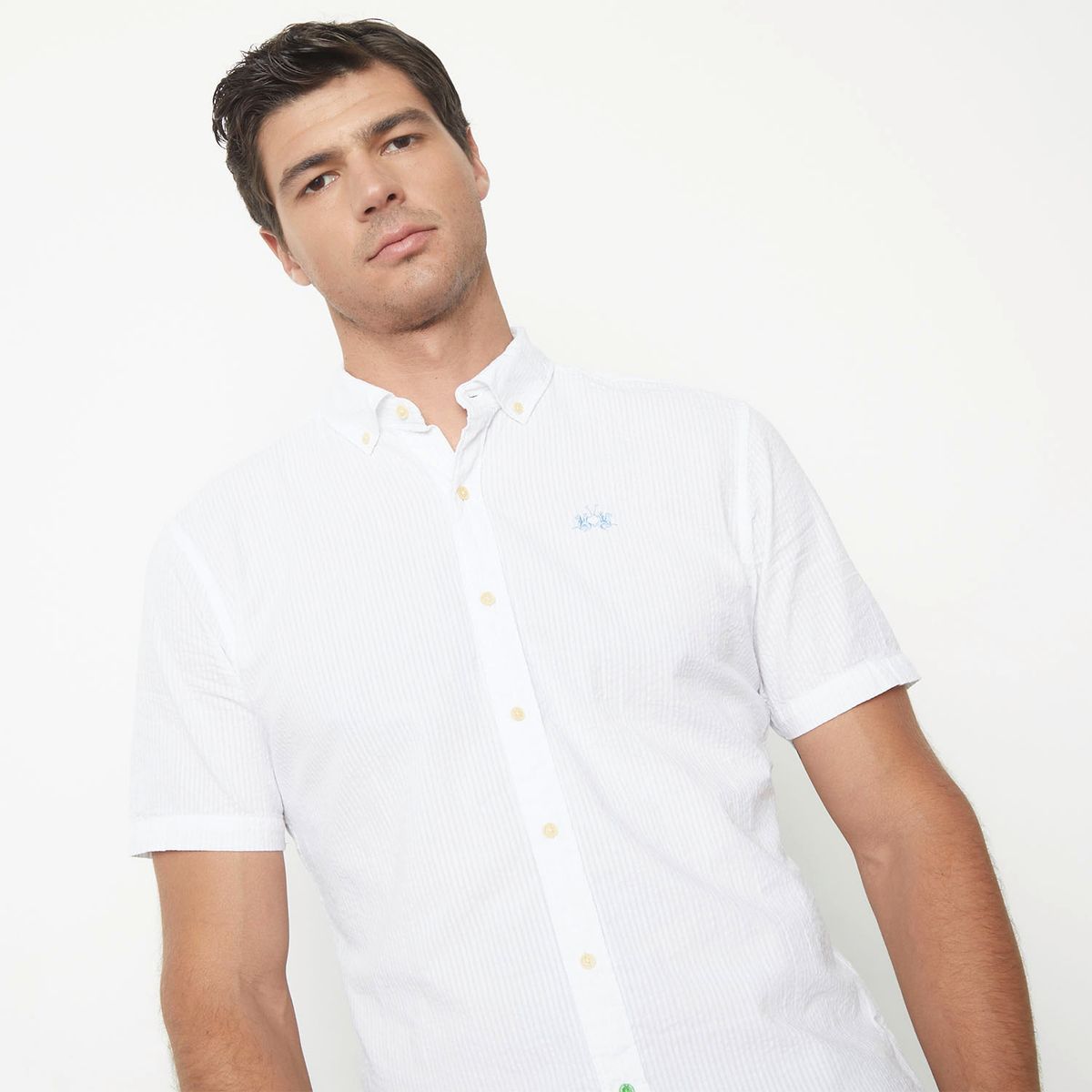 LA MARTINA - Camisa 100% Algodón Hombre La Martina