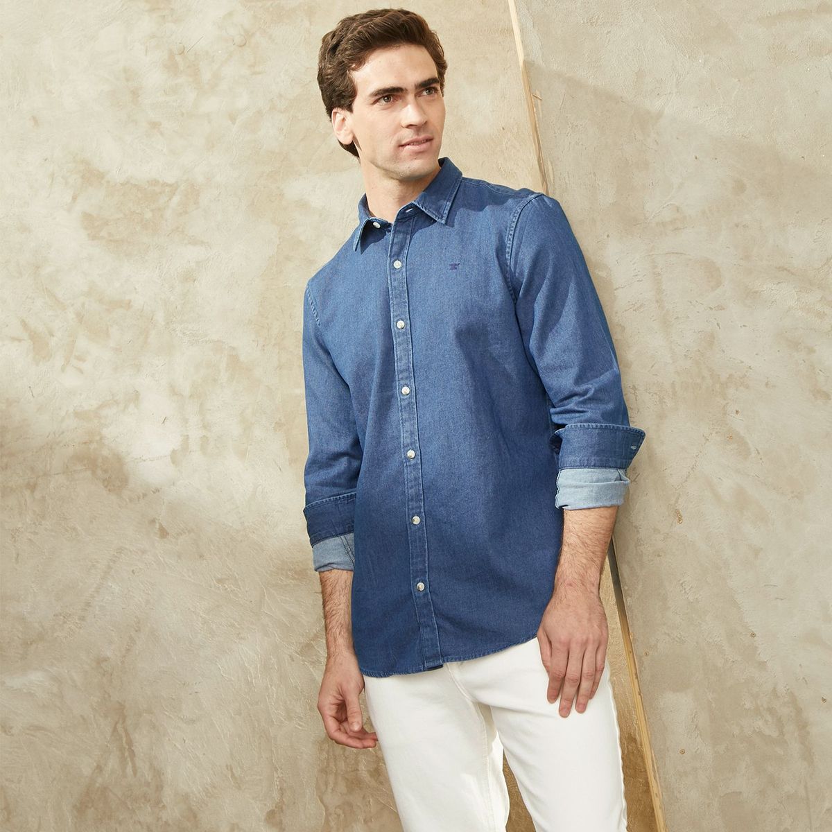 WOLF&HANK - Camisa 100% Algodón Hombre Wolf & Hank