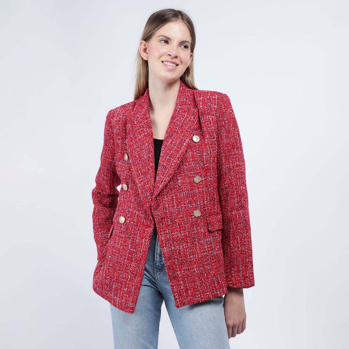 ELLE - Blazer Casual Mujer Elle