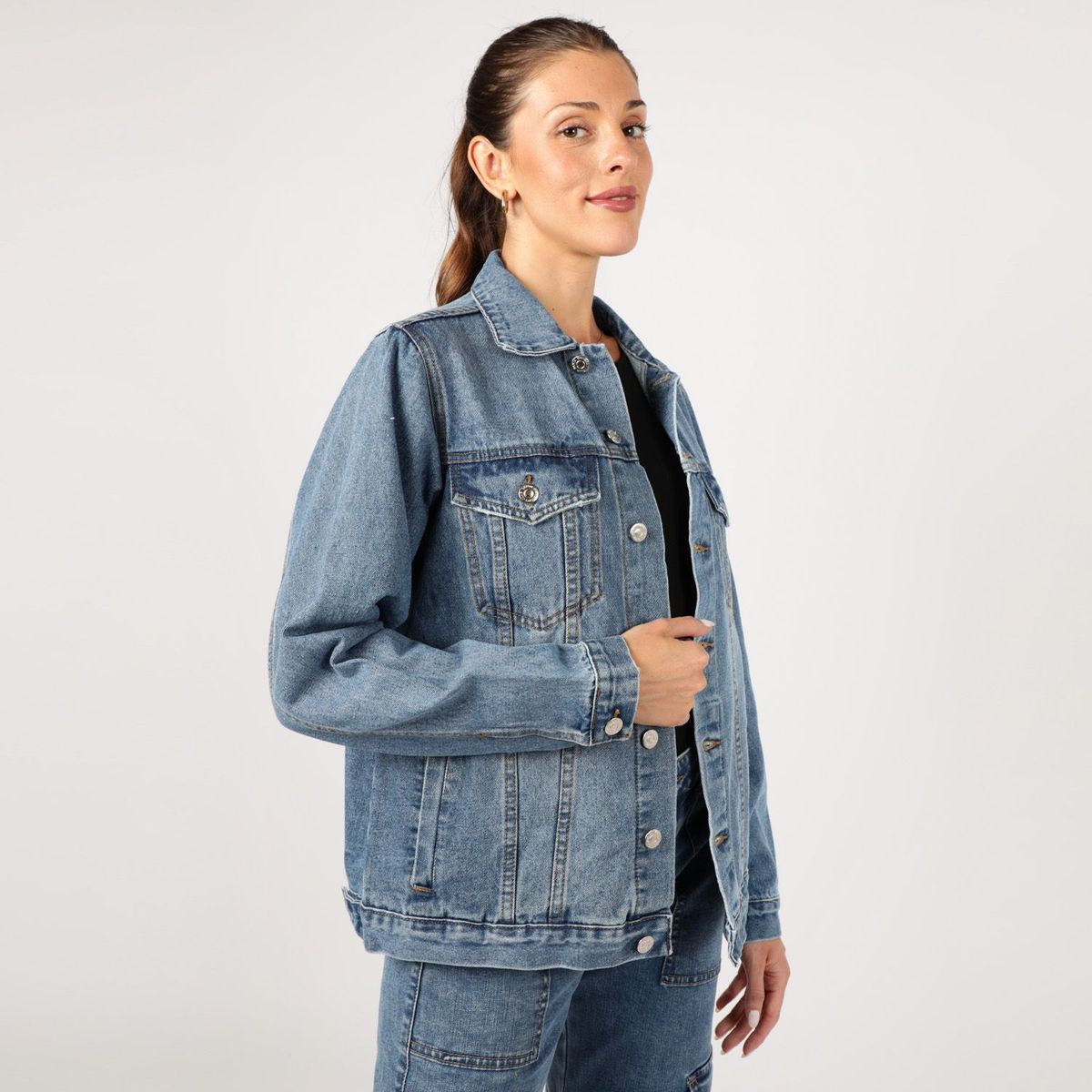 UNIVERSITY CLUB - Casaca De Jean Mujer University Club