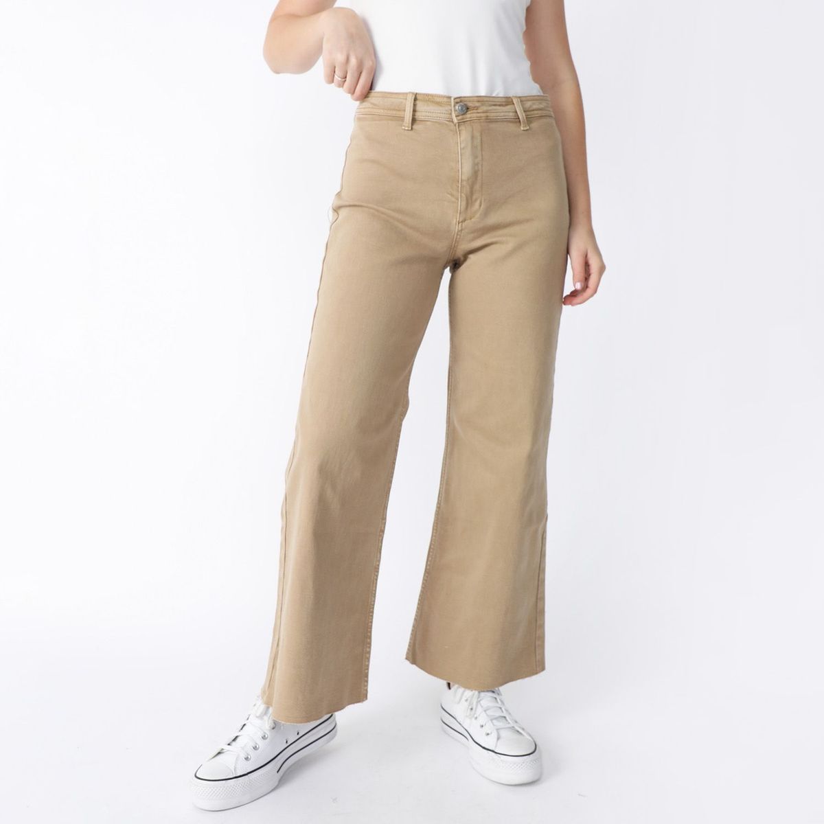 UNIVERSITY CLUB - Jean Wide Leg Tiro Alto Mujer University Club