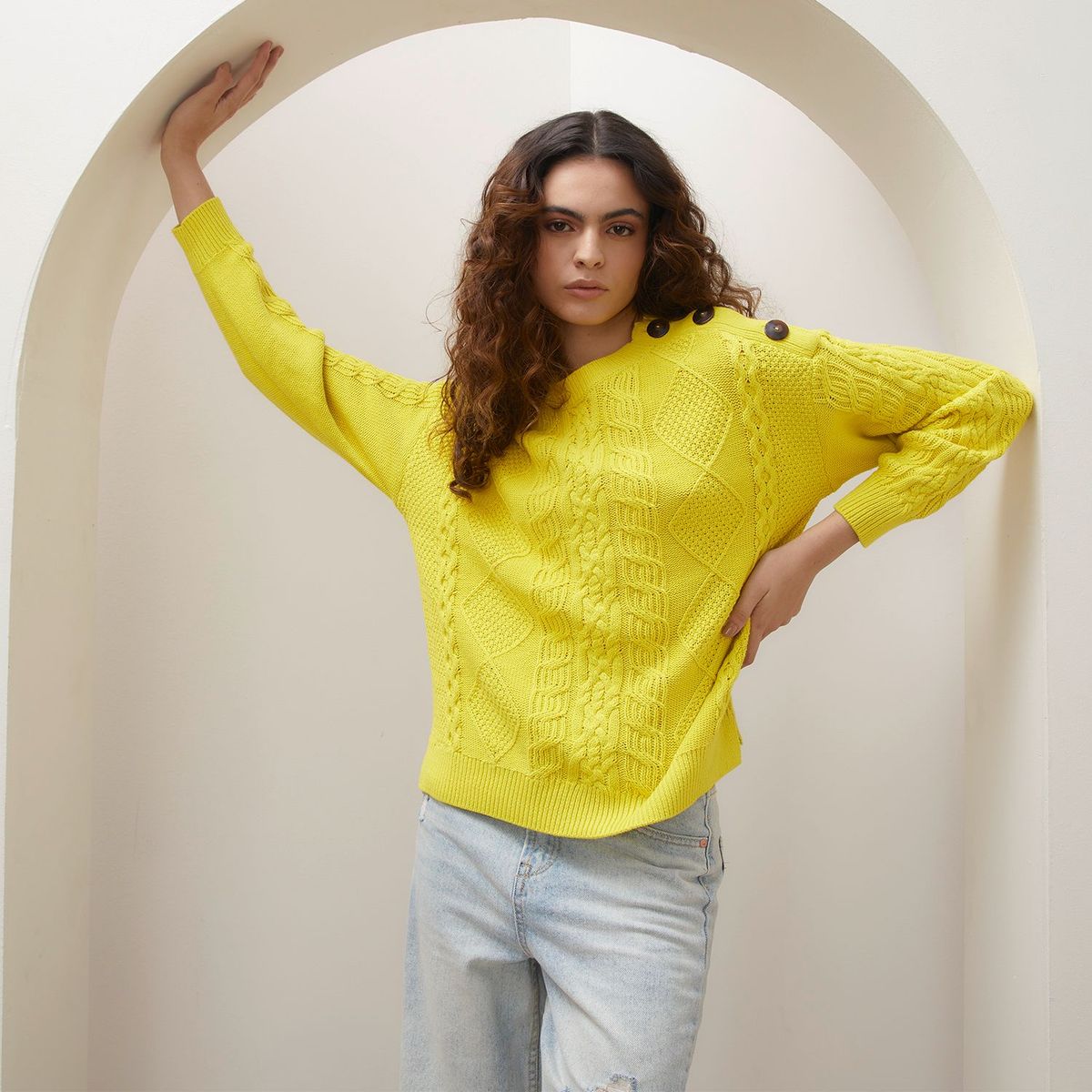 BASEMENT - Chompa Casual Mujer Basement