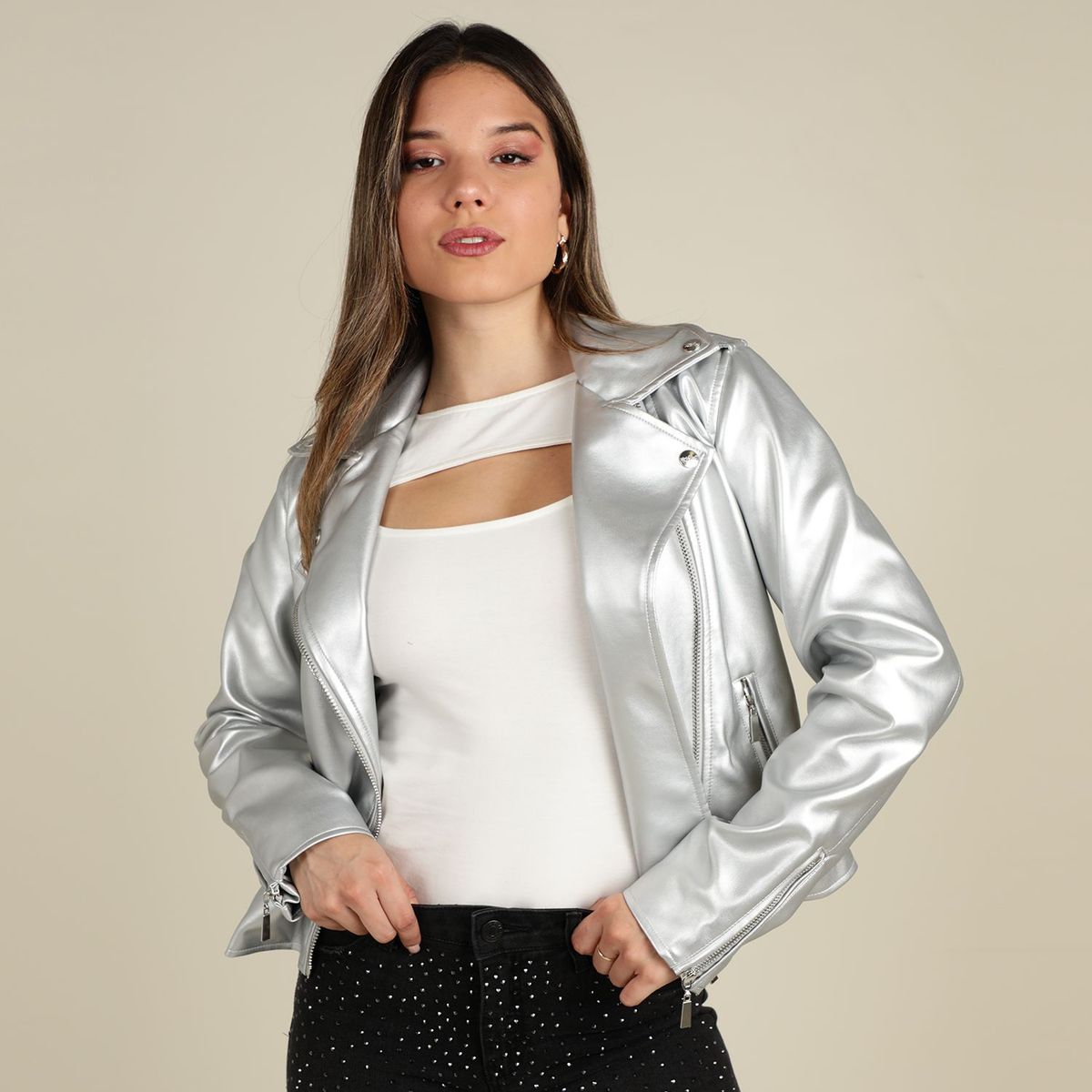 MOSSIMO - Casaca Casual Mujer Mossimo