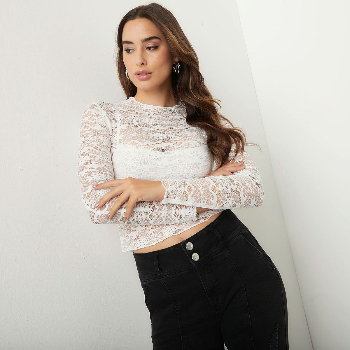 MOSSIMO - Polo Manga larga Mujer Mossimo