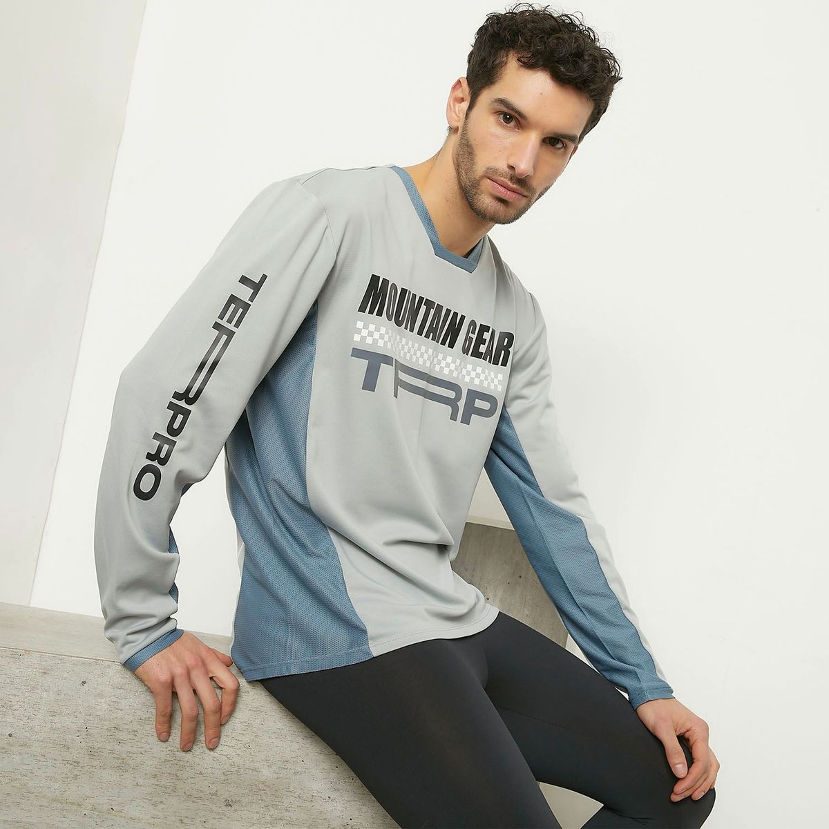 MOUNTAIN GEAR - Polo Deportivo Mountain Gear Hombre Ciclismo