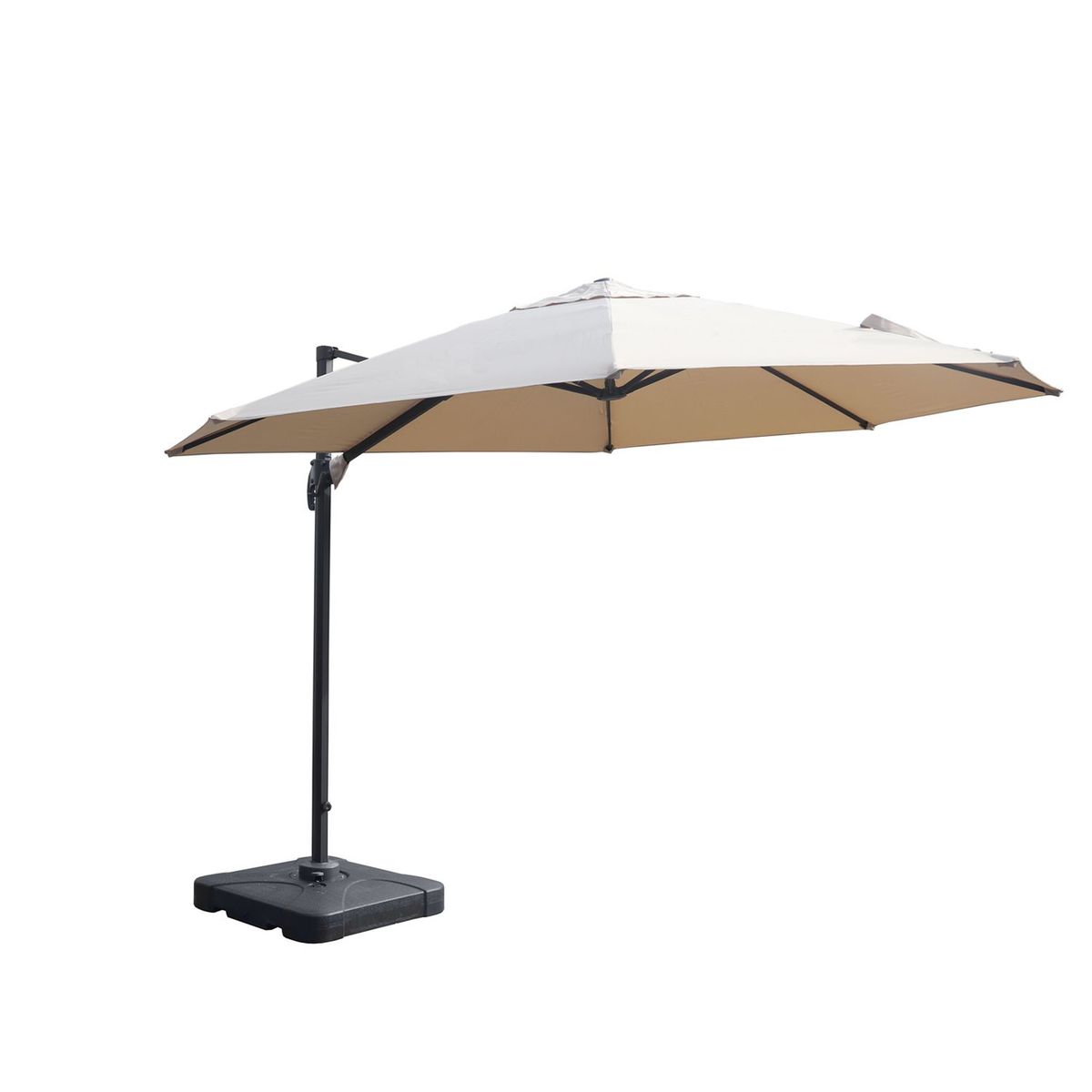 BASEMENT HOME - Sombrilla Plegable Roma 3.48m con Base