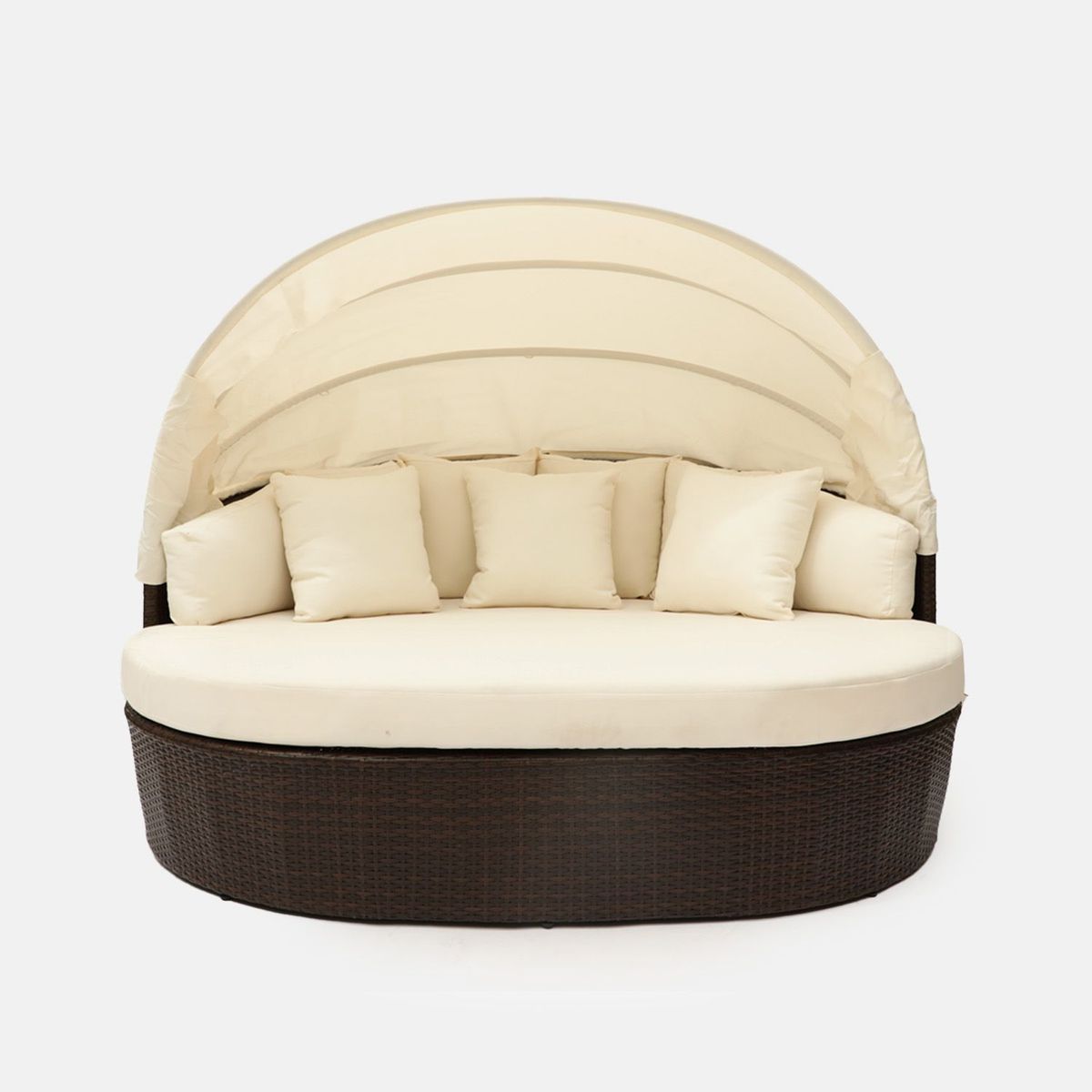 MICA - Cama Reposera Sardegna Con Quitasol Plegable