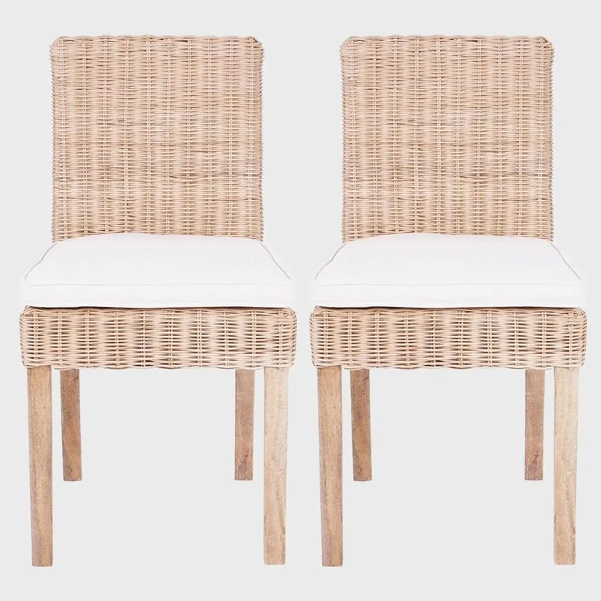 BASEMENT HOME - Silla de Comedor de Terraza Atacama Set x2