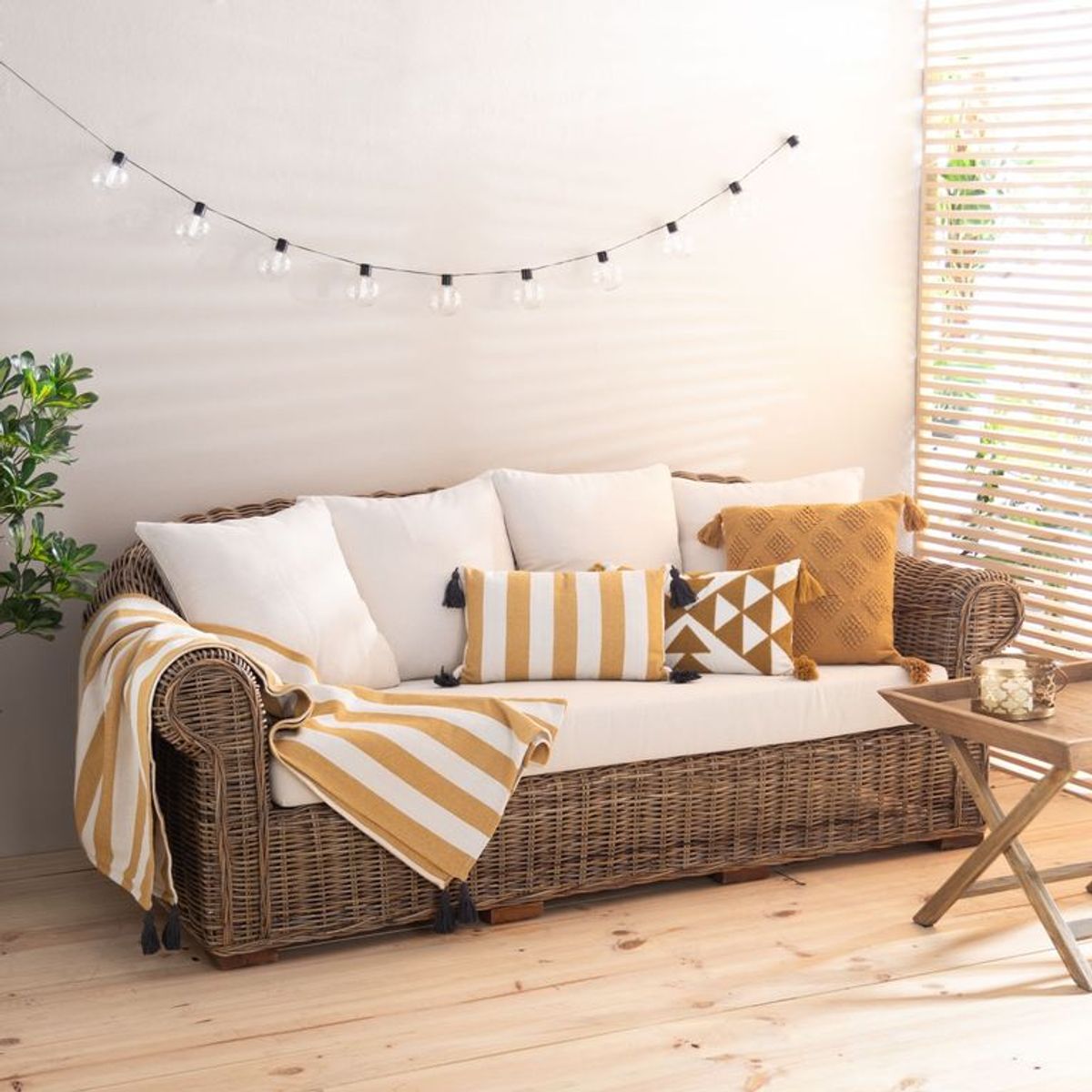 ROBERTA ALLEN - Sofá De Terraza Marseille 3 Cuerpos