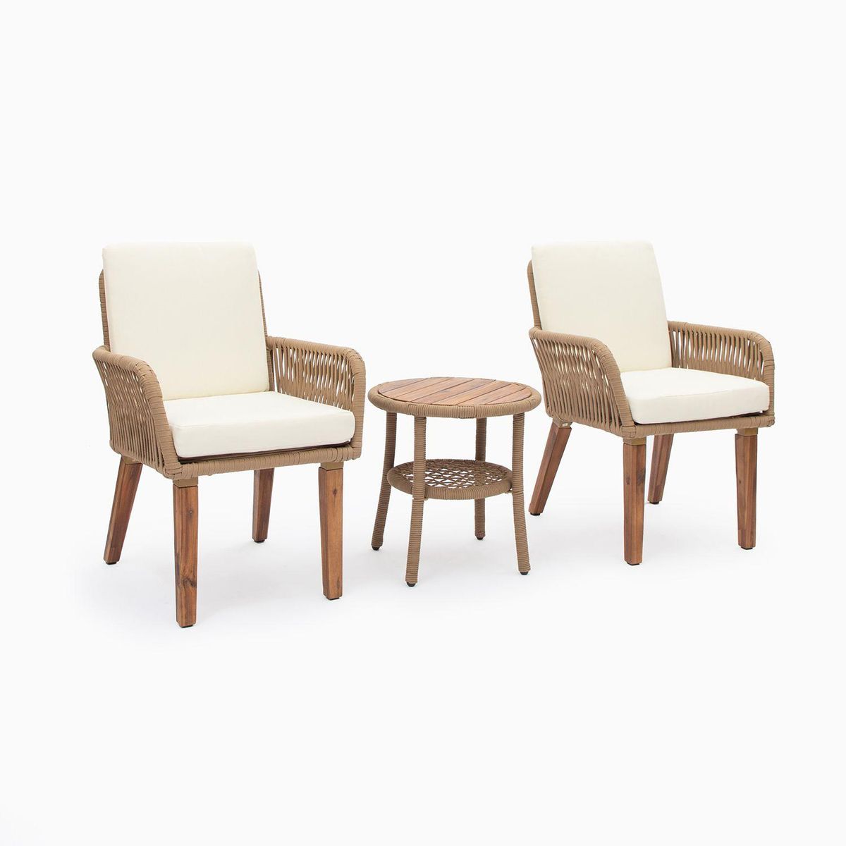 BASEMENT HOME - Juego De Balcón Cue 1-1 Cuerpos Con Mesa De Centro