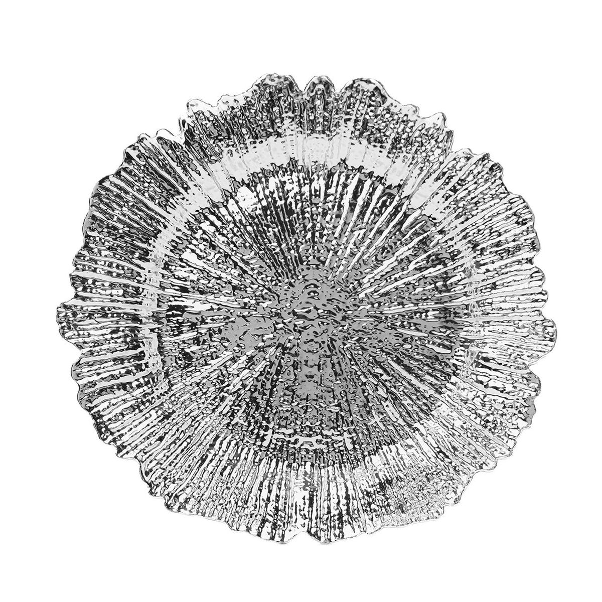 ROBERTA ALLEN - Plato Base Roberta Allen Plateado 33Cm Redondo