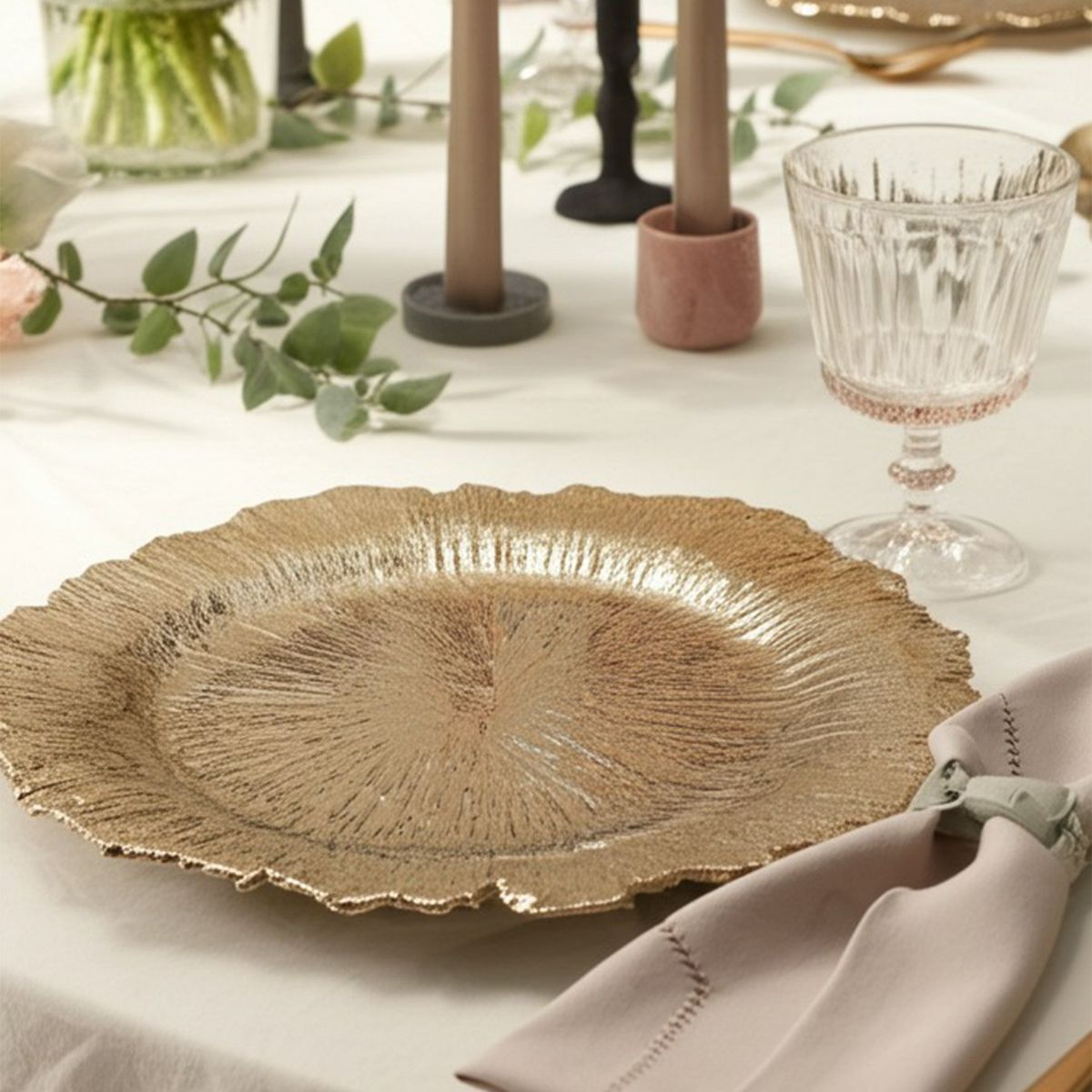 ROBERTA ALLEN - Plato Base Roberta Allen Dorado 33Cm