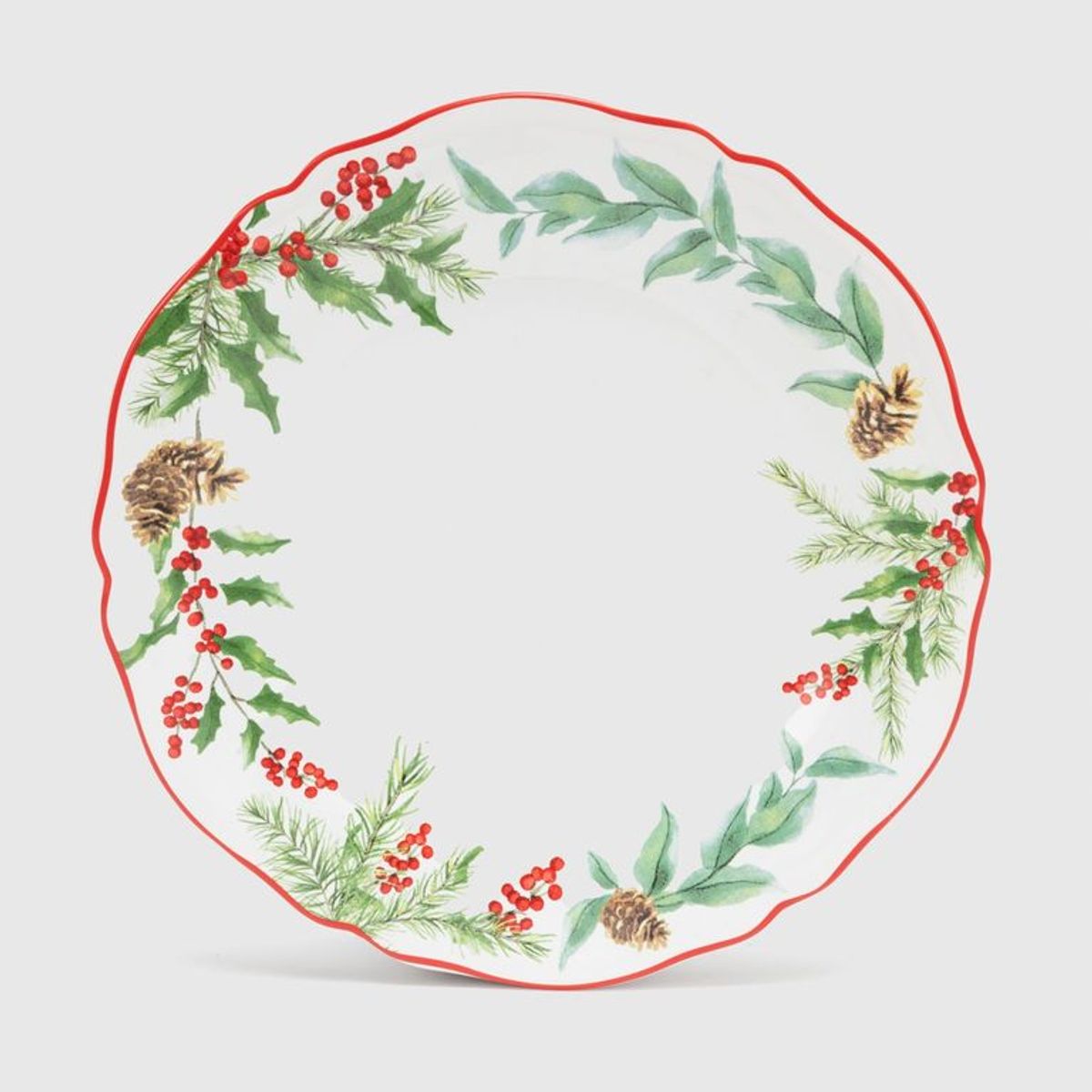 ROBERTA ALLEN - Plato de Postre Muérdago 20 cm