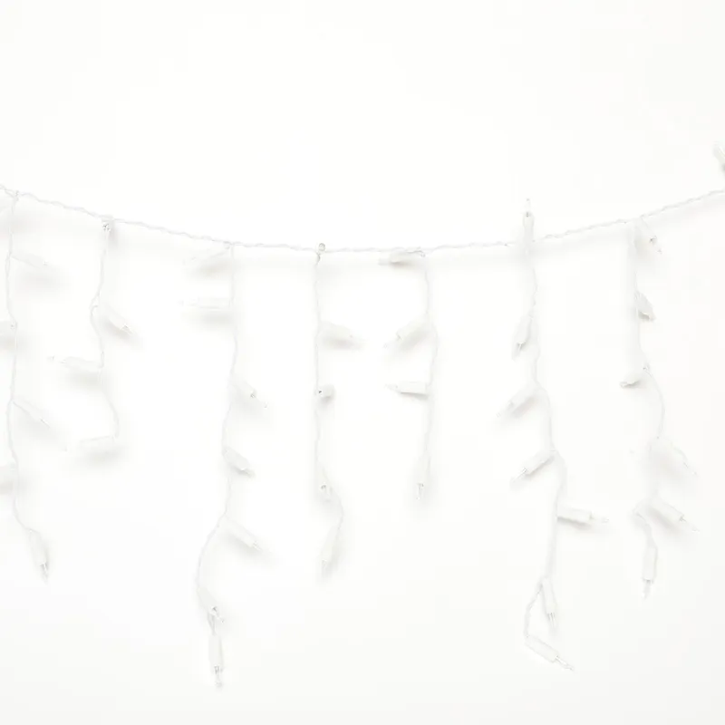 MICA - Luces para Árbol 100 Led Lluvia Cálidas