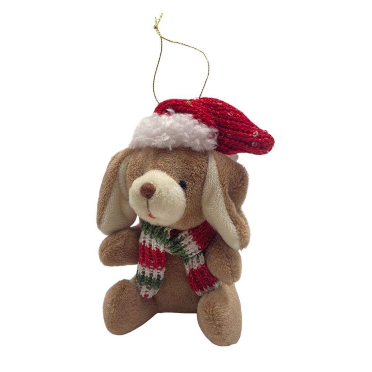 MICA - Colgante Navideño de Tela Pingüino 10Cm