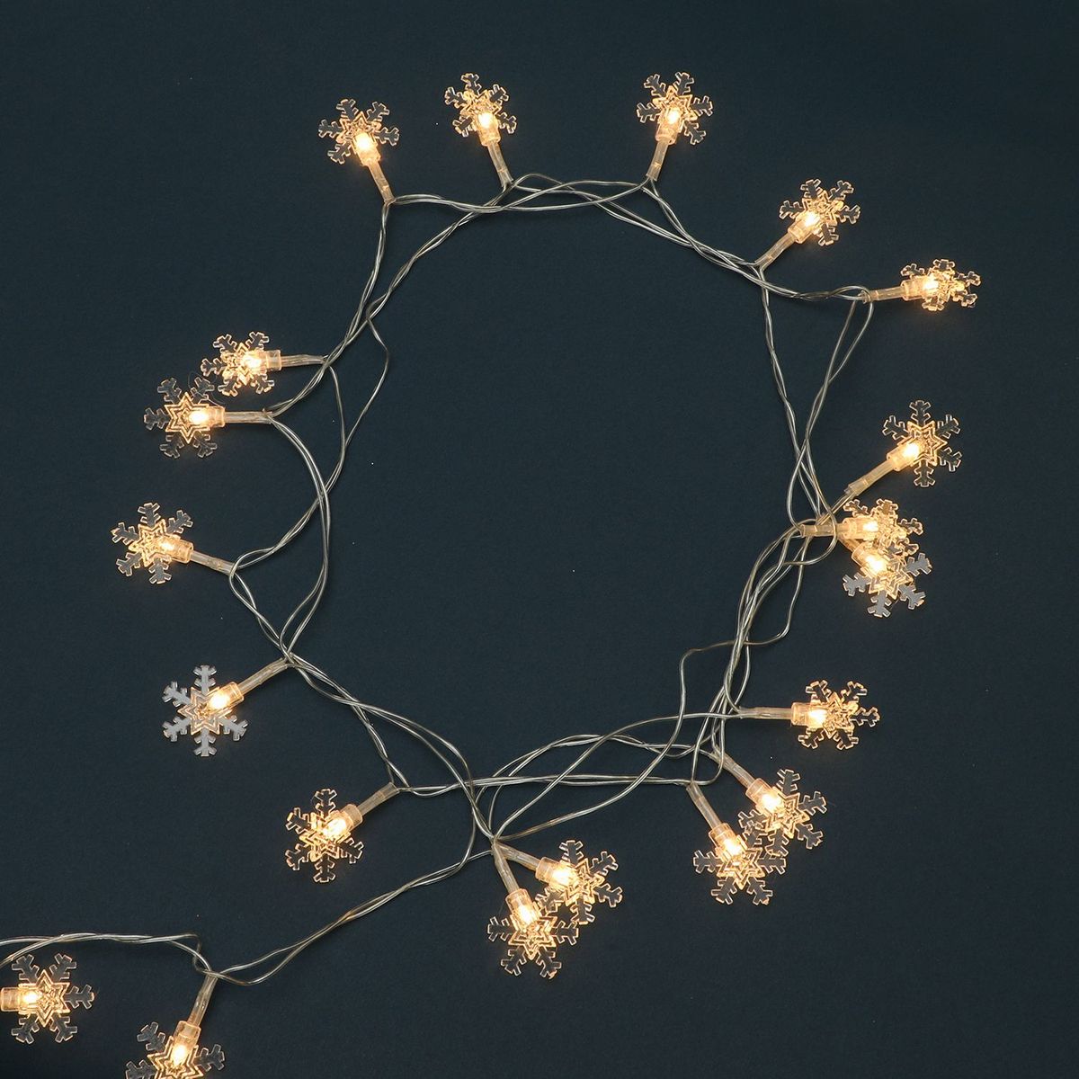 MICA - Luces para Árbol 20 Estrellas Blancas