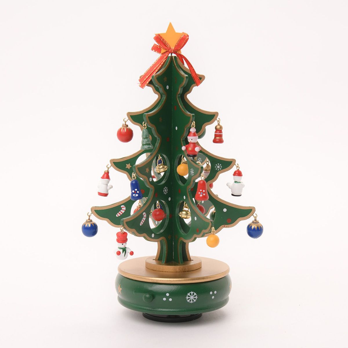 MICA - Adorno Navideño Pino Green Wood 33Cm