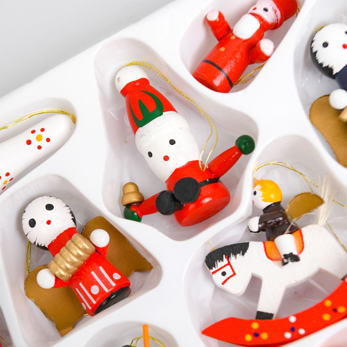 MICA - Set24 Colgante Navideño Árbol 2,7Cm