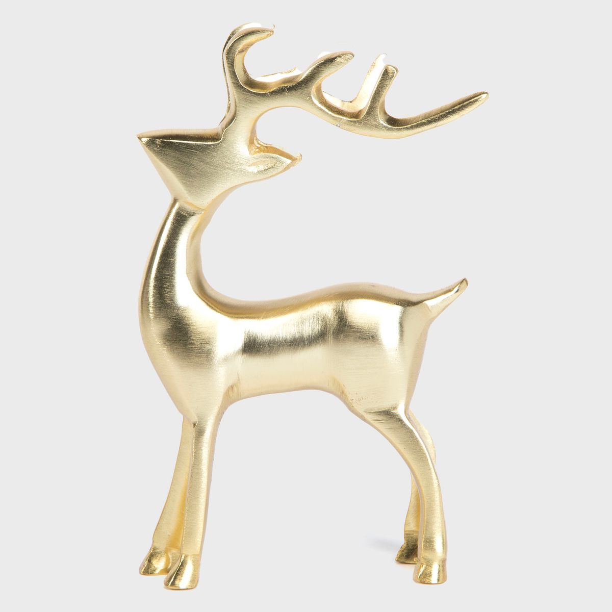 MICA - Adorno Navideño Deer Gold 19Cm